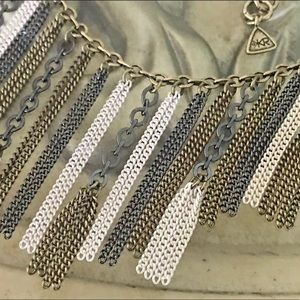 COPY - NWOT Retired Silpada Fringe Benefits bronze white and hematite necklace